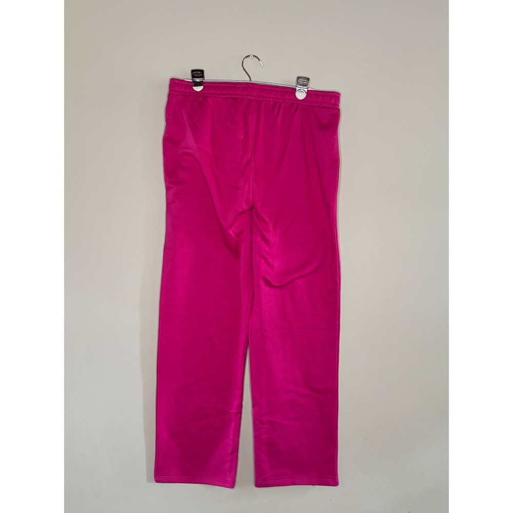 GAP‎ Pink Fleece Sweatpants Relaxed Straight Leg Lounge NWT Women L - Picture 4 of 7